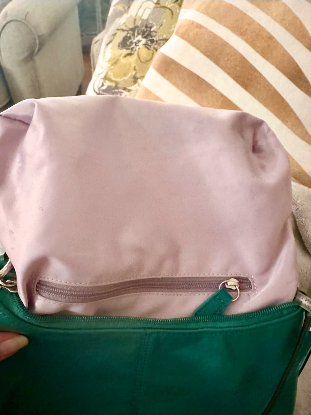 Coach Ashley Y2K Style Teal Leather Crossbody Bag Silver Hardware - Picture 4 of 14